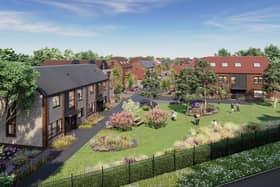 An artist's impression of the homes by BRiCS