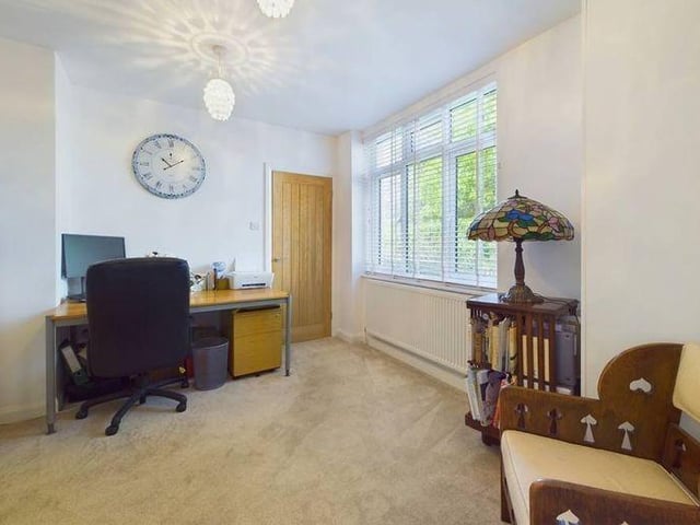 The versatile study which could serve as a fifth bedroom