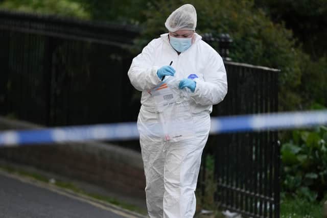 RUSSELL SQ BRIGHTON STABBING 27-5-23. Photo: Eddie Mitchell