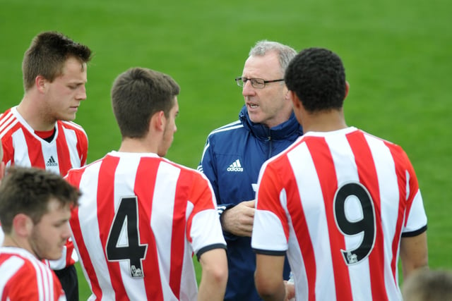 Kevin was pictured with the SAFC u21's who were taking on West Ham United at the Academy of Light in this photo from 8 years ago.
