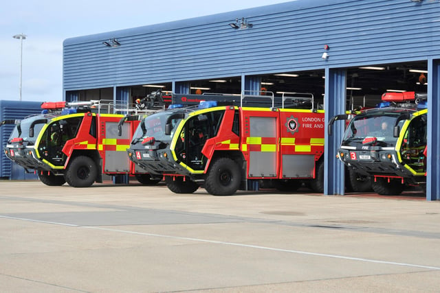 Hydrotreated Vegetable Oil is now being used in Gatwick Airport Fire and Rescue service vehicles. SR24022701 Pic SR Staff/Nationalworld