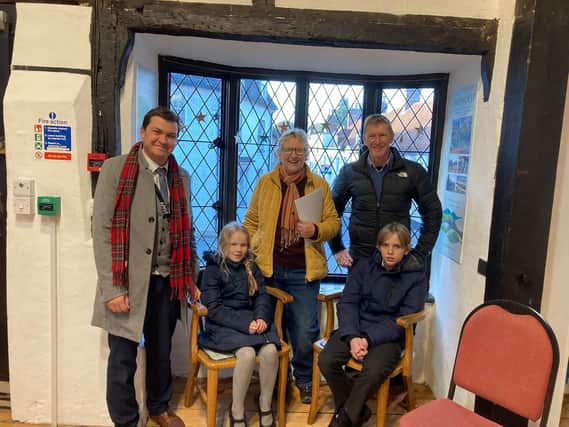 Two students from Midhurst Primary School were invited to spend an afternoon with Tim Peake, choosing their favourite Christmas window in Midhurst.