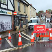 This part of the High Street leading to Mill Lane is no entry at all times. Access for Post Office staff and guests of the Norfolk Arms Hotel is controlled on a market day by marshals. Photo: Arundel Town Council