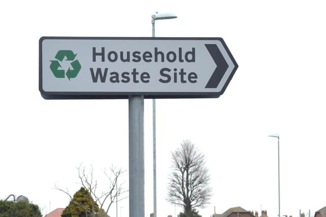 The new system will require residents to book a half-hour timeslot at refuse sites. Pic: Staff