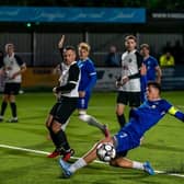 Roffey in action in the FA Vase last Friday - when they drew with Kings Langley but lost on penalties | Ray Turner