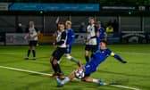 Roffey in action in the FA Vase last Friday - when they drew with Kings Langley but lost on penalties | Ray Turner