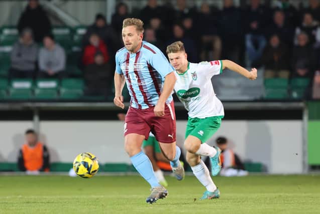 Hastings United on the attack at Bognor | Picture: Scott White