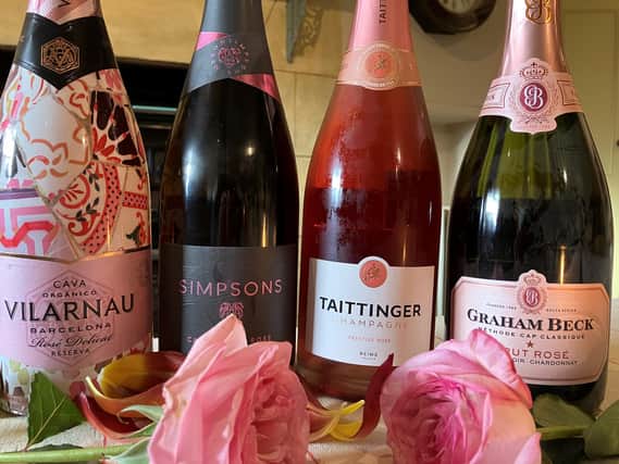 Four top quality sparkling Rosés