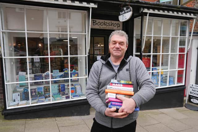 Former Worthing mayor James Doyle has taken over The Book Ferret in Arundel High Street. Photo: Eddie Mitchell