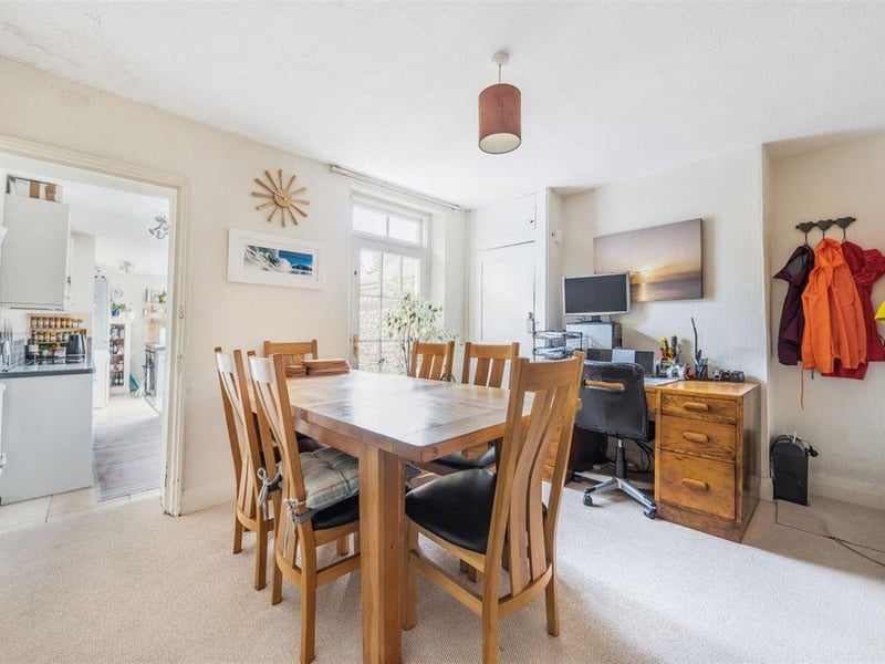 Entertain guests in the spacious dining room.