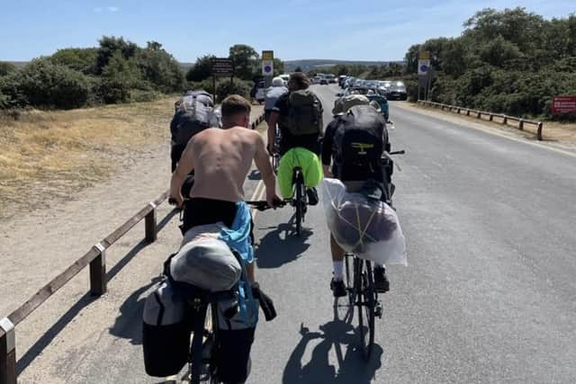 They are taking on an almost 1,000-mile journey from Bognor to Barcelona!
