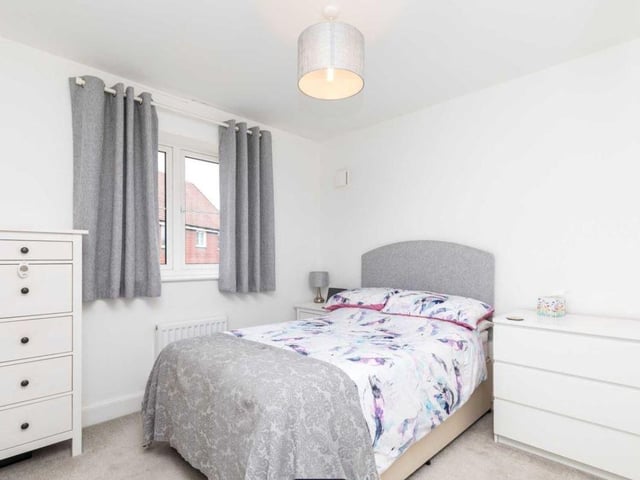 There are two double bedrooms and a smaller third bedroom