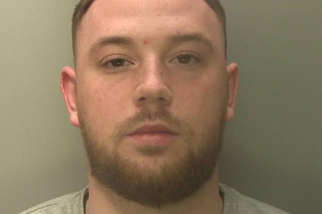 Four men involved in a reported shooting in St Leonards have been sentenced over their roles, Sussex Police have said. Police said Jackson-Lee Scriven, 23 (pictured), Cornel Florea, 21, Hayden Inglis, 29, and Robert Murphy, 34, approached a vehicle outside a gym in Theaklen Drive, St Leonards. Police added that they surrounded the vehicle, which drove away from the scene. During the incident, witnesses saw and heard shots being fired at the vehicle, and saw a knife in the hand of one of the men surrounding the vehicle which belonged a victim who is not known to the men. The shots had been fired from an imitation firearm. Police responded rapidly to the incident at 7.10pm on January 24, with armed response officers attending the area. Four suspects were traced to a location at Churchill Court in Stonehouse Drive nearby. Footage showed the group had returned to the address after the incident. Officers searched the address and located the imitation firearm and a knife inside. They made four arrests, and those men were charged. Scriven, a sales director of Windmill Road, Gillingham, was charged with affray and possession of an imitation firearm with intent to cause fear of violence. At Lewes Crown Court on Wednesday, May 24, the four men admitted the charges. Scriven was sentenced to five years and two months in custody.