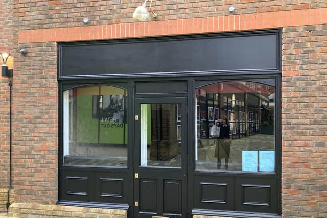 Preparation works are taking place to open a new wine bar - D'Arcy's - in Piries Place, Horsham.
