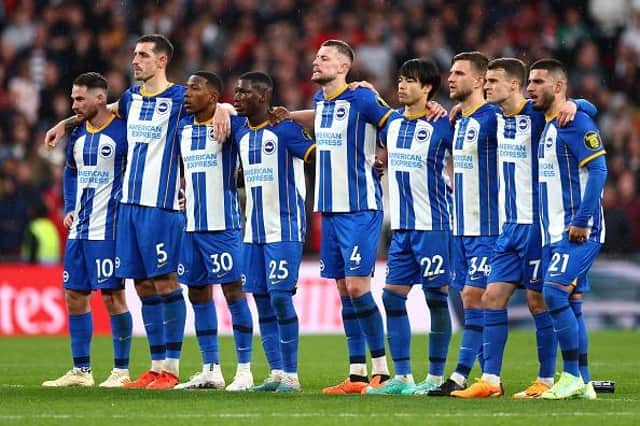 Brighton and Hove Albion are battling for European qualification this season