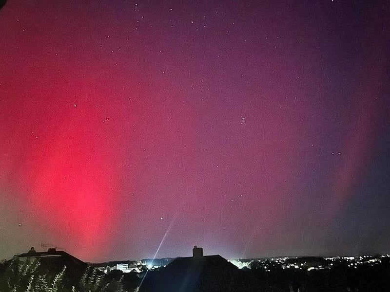 The Northern Lights captured in Hastings. Picture: Tianny Catherine Coleen Brown