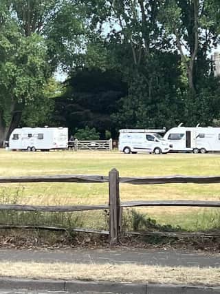 Sussex Police have announced that they will take action against the recent surge of travellers in the city.
Pic by Eddie Mitchell