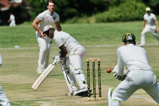 Action from Chippingdale v Broadwater CC in Division 4 West of the Sussex Cricket League
