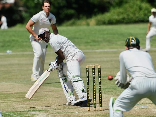 Action from Chippingdale v Broadwater CC in Division 4 West of the Sussex Cricket League