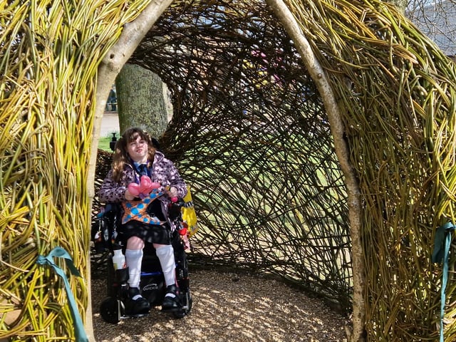 Beth was first inside after cutting the ribbon and she said it was 'brilliant'