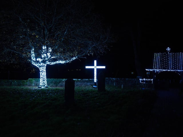Westfield Christmas lights 2024. Photo by Frank Copper. The event this year has been scaled back significantly.