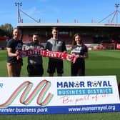 Crawley Town FC has teamed up with the Manor Royal Business Improvement District (BID) to provide a new and exciting half-time challenge to reward fans and promote local businesses.