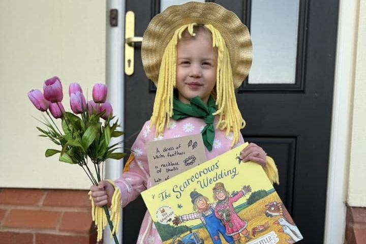 Jade Baker sent in this picture, Betty O’Barley from The Scarecrows' Wedding