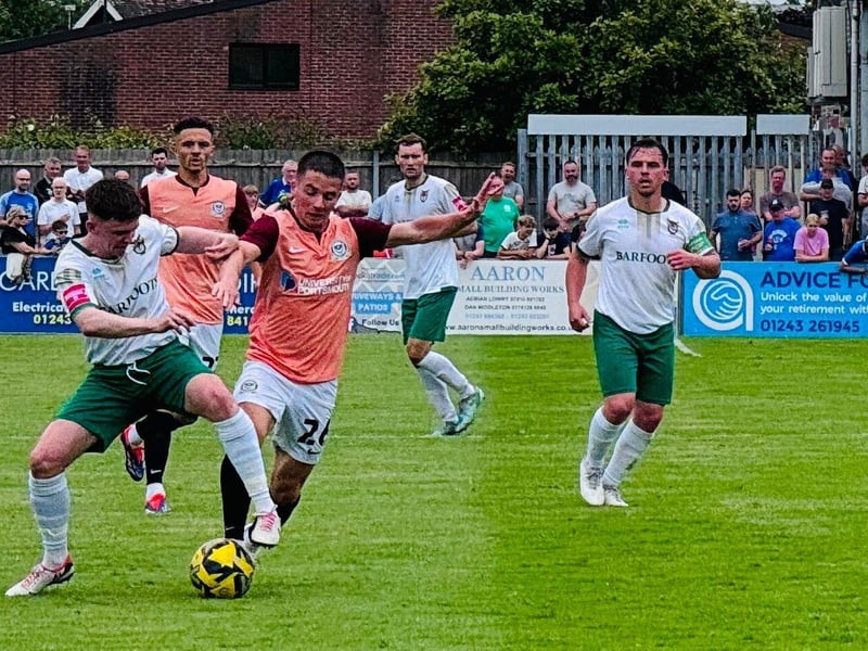 Rocks v Pompey pre-season friendly, July 2024