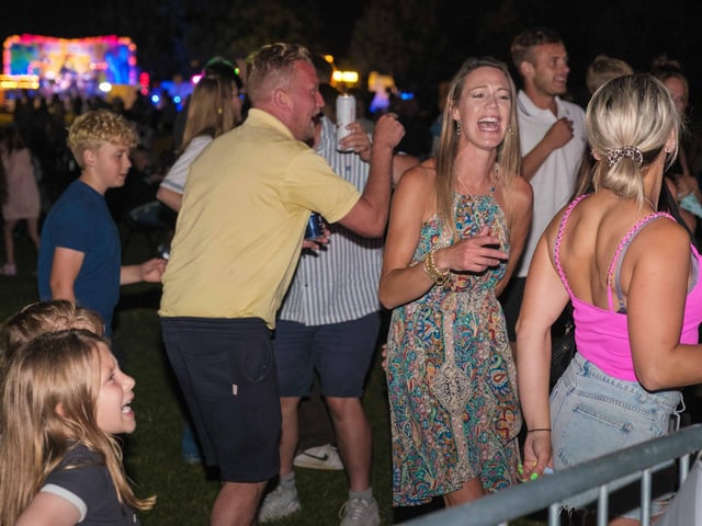 The fun went on long into the evening before a spectacular firework finale