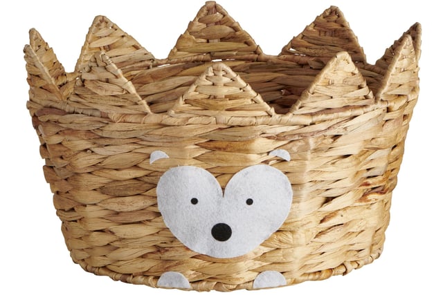This hedgehog water hyacinth basket was £14 and is now £11.20