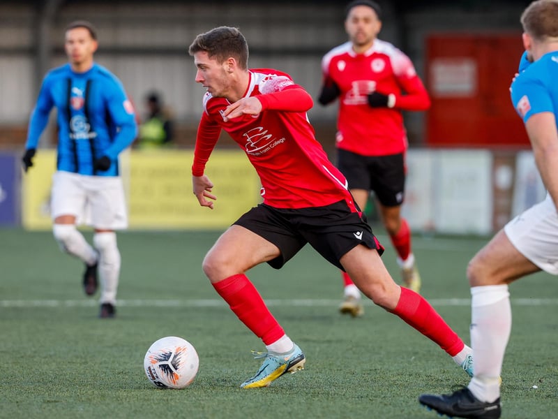 Action from Eastbourne Borough's 2-1 FA Trophy third round defeat at home to Bracknell Town