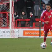 Rafeeq Khaleel scored the equaliser for Crawley Town