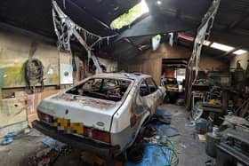 The car Harry was working on is a 1979 Ford Capri Mk3. Photo: Harry Dewhurst