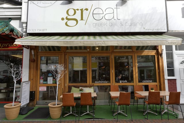 Gr/eat restaurant in Terminus Road, Eastbourne