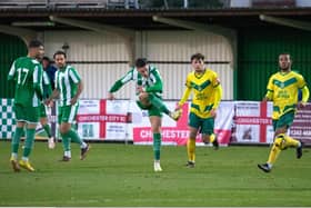 Chichester City put Ashford under pressure - but ended up losing 2-1 | Picture: Neil Holmes
