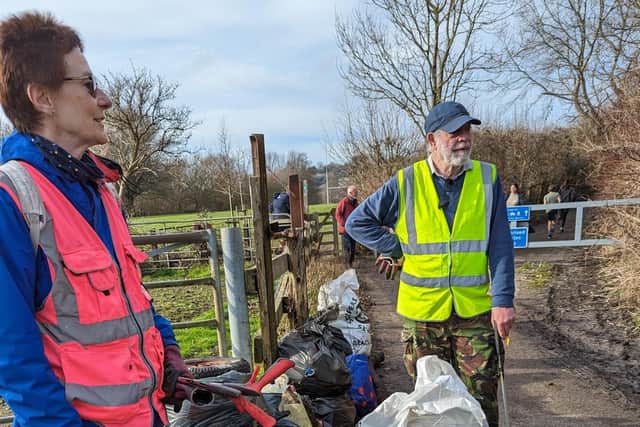 A voluntary Lewes litter pick has collected 30 bin bags of rubbish from the streets. Photo: Litter Free Lewes