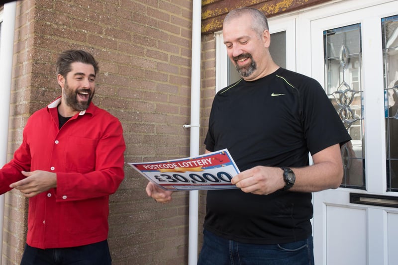 Steven was a wreck with nerves when the lottery turned up, the People's Postcode Lottery said