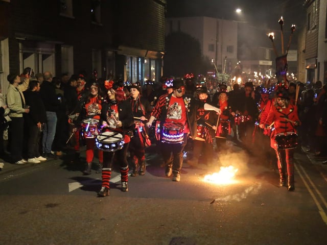 Rye Bonfire 2024. Photo by Andrew Clifton