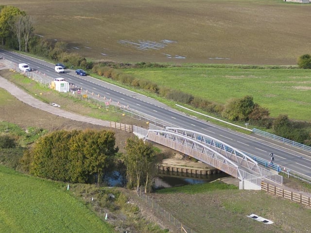 Construction began in March 2020 on a 13km long path for pedestrians, cyclists, and horse riders between Firle and Polegate to improve key junctions along the A27.