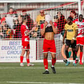 It was an afternoon when little went right for Eastbourne Borough | Picture: Lydia Redman