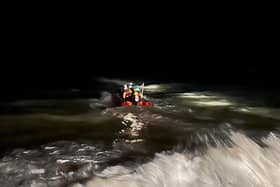 Volunteer crews from Eastbourne’s RNLI were called to sea in the late hours of Monday (January 29) evening. Picture: Eastbourne RNLI