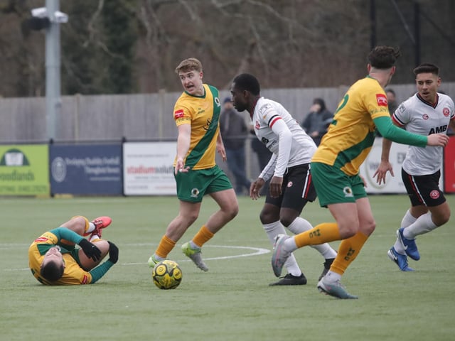 Promotion-chasing Horsham FC were held to a 1-1 draw at home by visiting Chatham Town