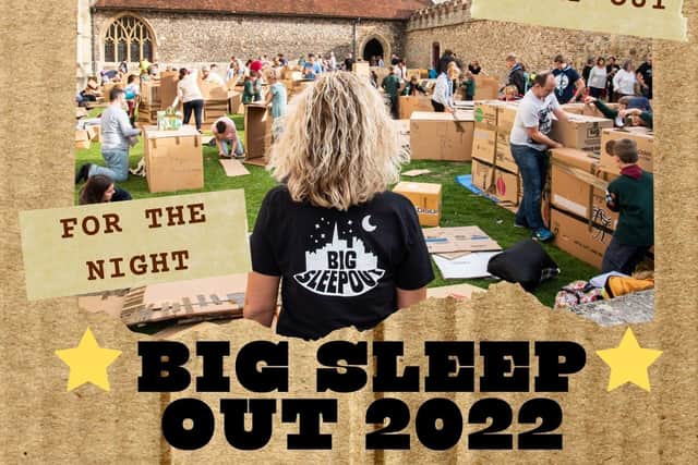 Stonepillow Big Sleep Out 2022 poster