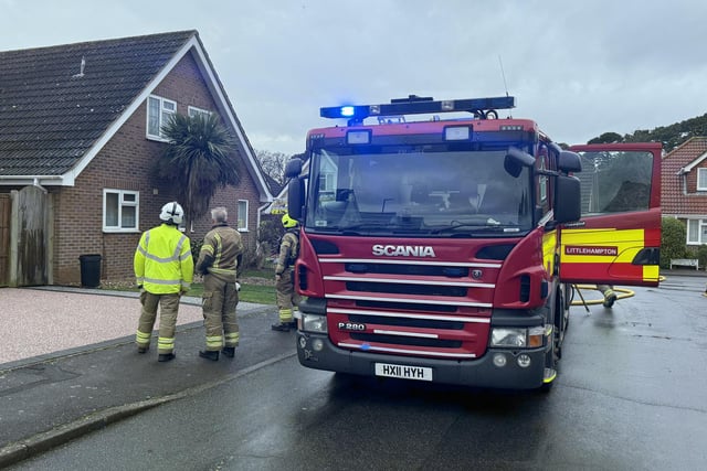 Firefighters tackle house fire in West Sussex town; road closed off as ...