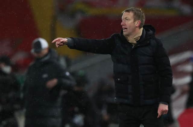 Brighton manager Graham Potter. (Photo by Clive Brunskill/Getty Images)