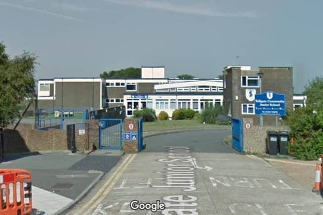 Tollgate Community Junior School in Eastbourne. Picture from Google Maps