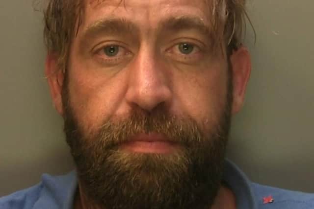 Sussex Police said disqualified driver Jamie Marsh, who provided a false name to officers after being stopped in Hove, has been jailed for his latest offences