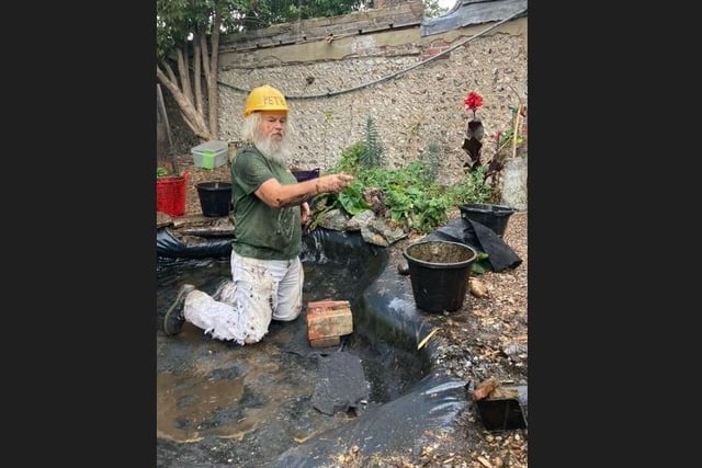 Pete the Pond at Chalk Farm Learning Disability Centre (photo from Sophie Pressdee)