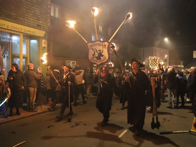Rye Bonfire 2024. Photo by Andrew Clifton
