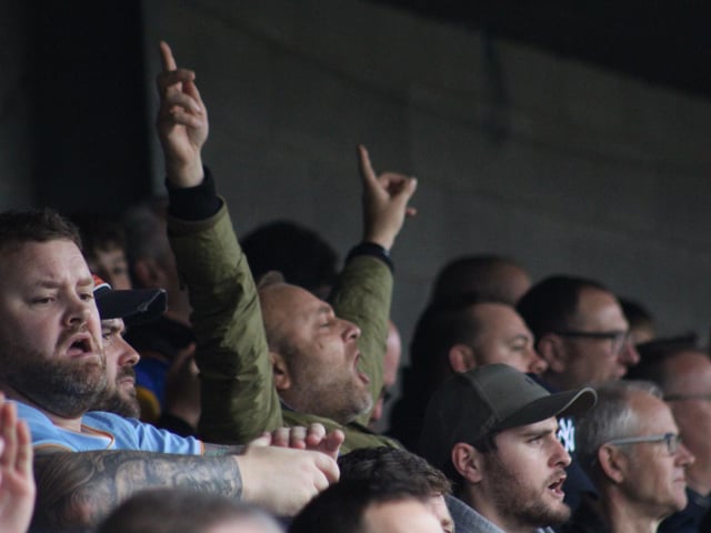 Crawley Town v Mansfield Town in October